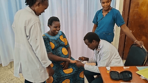 Healthcare professionals in Kenya